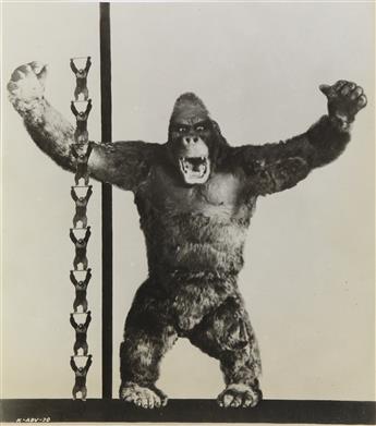(MOVIES--KING KONG) A group of approximately 110 film stills from the seminal 1933 monster adventure movie King Kong.